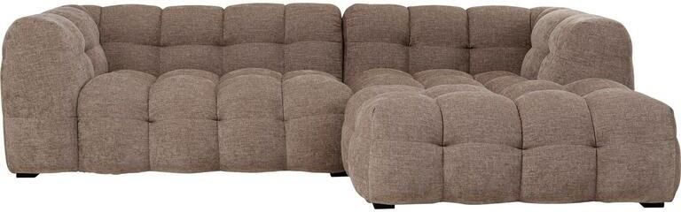 Kare Design Hoekbank Salamanca bruin rechts