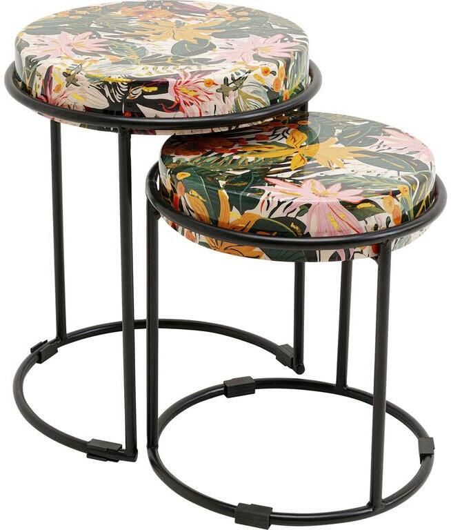Kare Design Jungle bijzettafel Set van 2