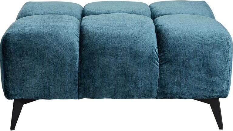 Kare Design Kruk Nia fluweel blauw