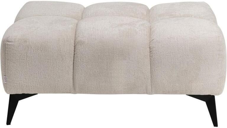 Kare Design Kruk Nia fluweel creme