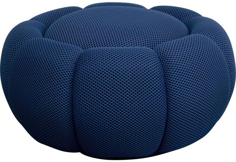 Kare Design Kruk Peppo Bloom blauw