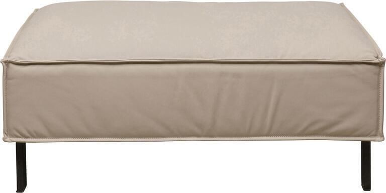 Kare Design Kruk Victor leder grijs