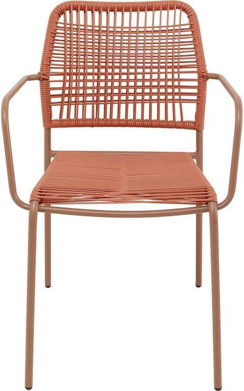 Kare Design Madagascar tuinstoel armleuningen rood