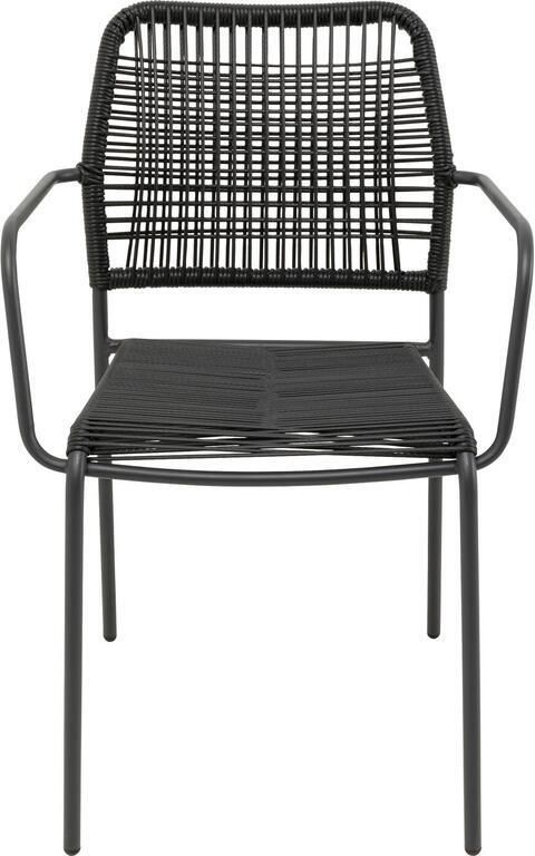 Kare Design Madagascar tuinstoel armleuningen zwart