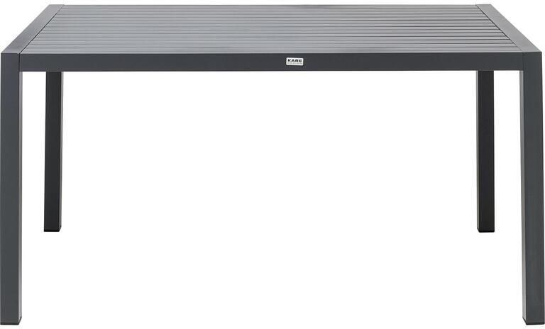 Kare Design Madagascar tuintafel zwart 140x80cm