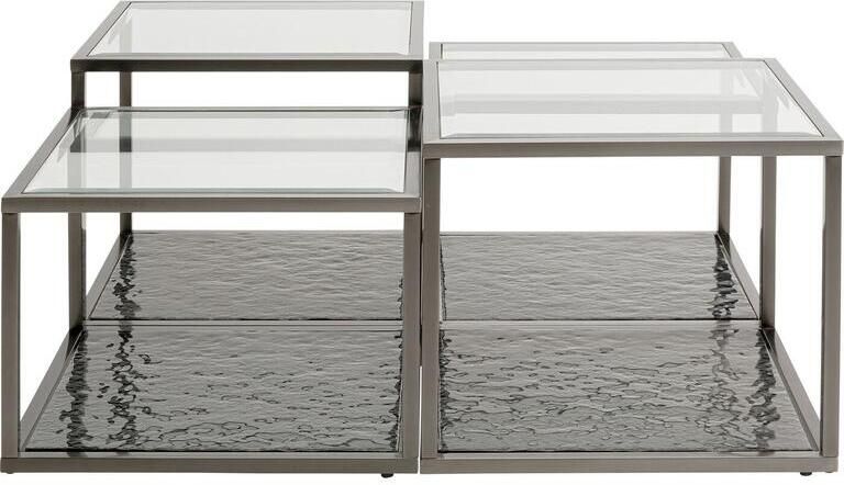 Kare Design Orion salontafel graphite Set van 4