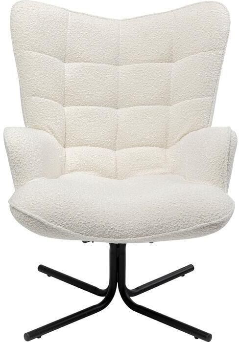 Kare Design Oscar Fauteuil Bouclé Crème