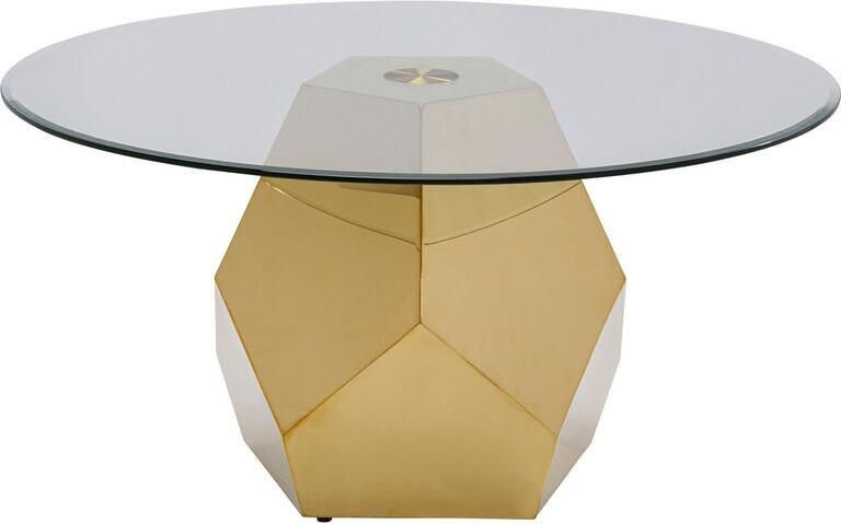 Kare Design Ricchezza salontafel goud Ø90cm