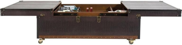 Kare Design Salontafel Bar Globetrotter croco