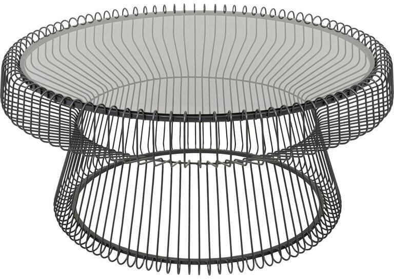 Kare Design Salontafel Lisboa Ø86cm zwart