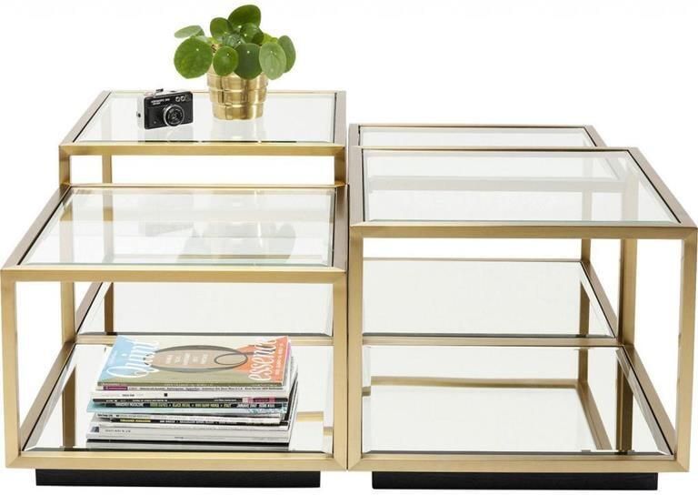 Kare Design Kare Salontafel Luigi Gold (set van 4) - Foto 2