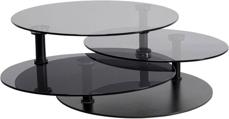 Kare Design Salontafel Twist zwart 90cm