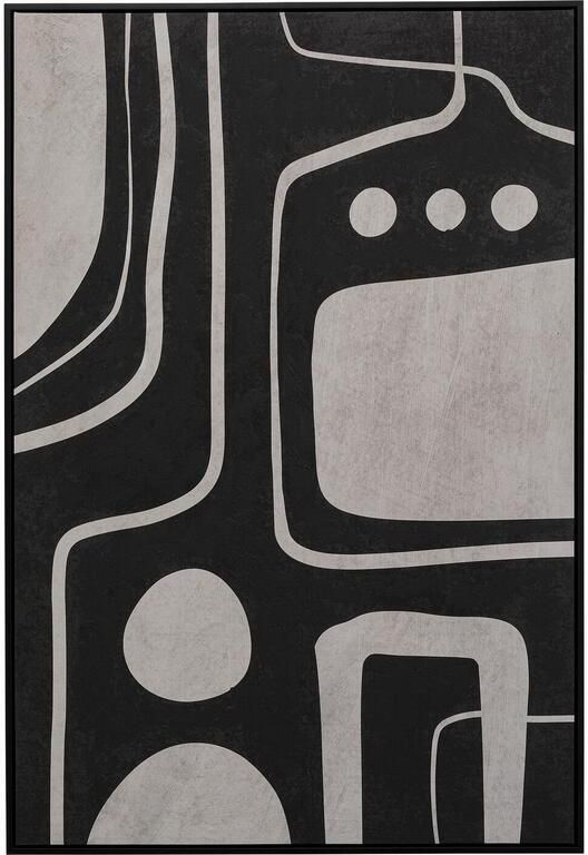 Kare Design Schilderij Artistic 73x113cm zwart