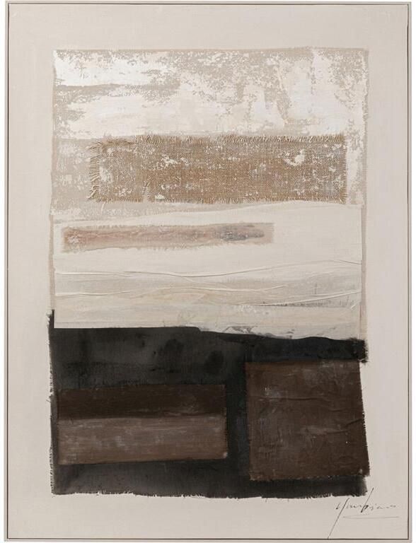 Kare Design Schilderij Lontano 90x120cm bruin