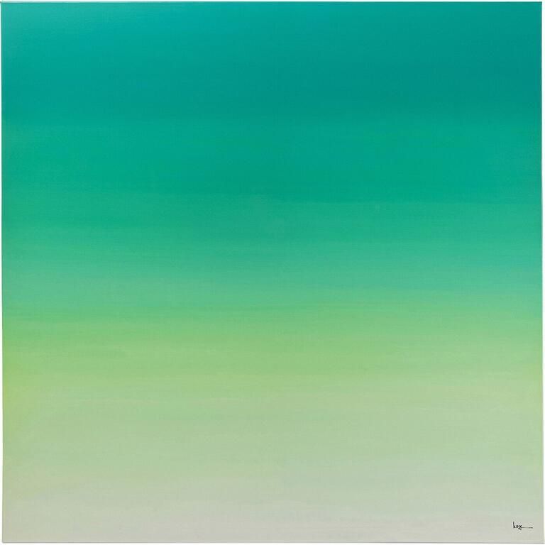 Kare Design Schilderij Tendency 120x120cm groen