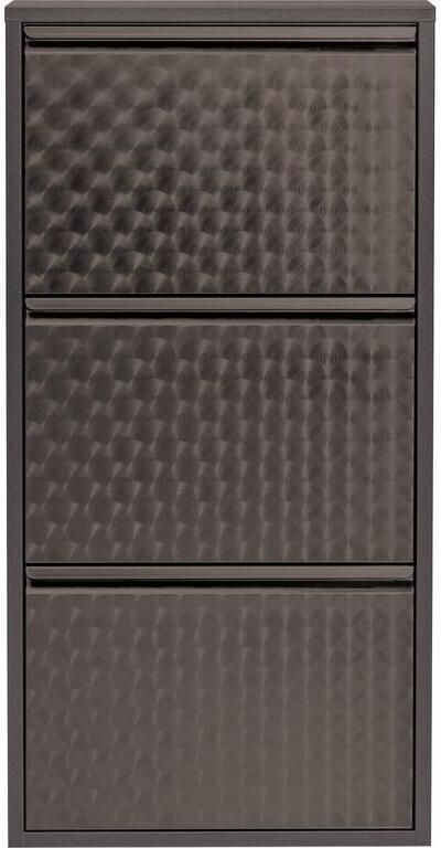 Kare Schoenenkast Caruso 3 Silver Geborsteld - Foto 2