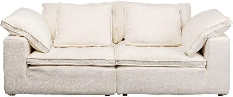 Kare Design Sofa Carole 3-Zits creme
