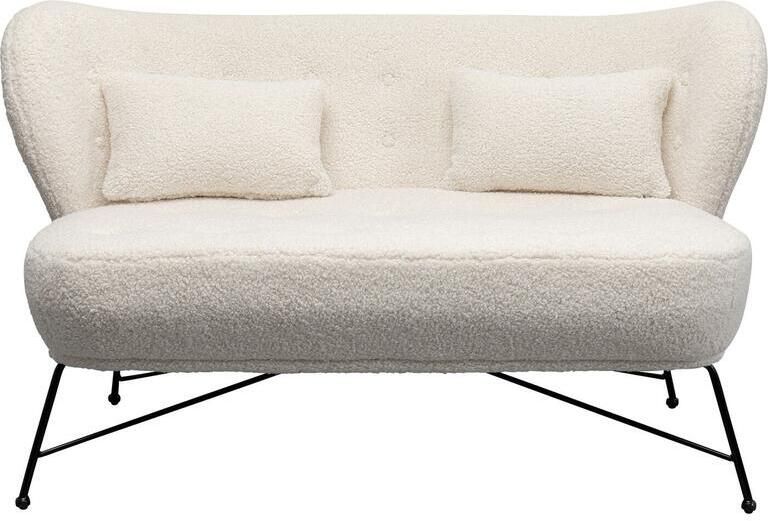 Kare Design Sofa Jacky Teddy 2-Zits wit