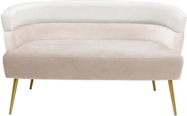 Kare Design Sofa Sandwich 2-Zits fluweel creme - Foto 2