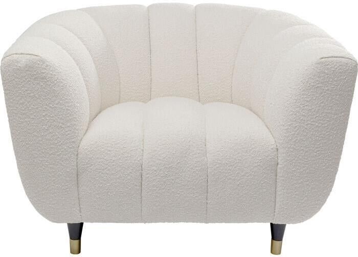 Kare Design Spectra Fauteuil Bouclé Wit