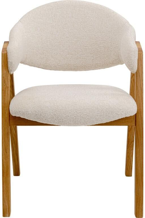 Kare Design Stoel met armleuningen Julius creme