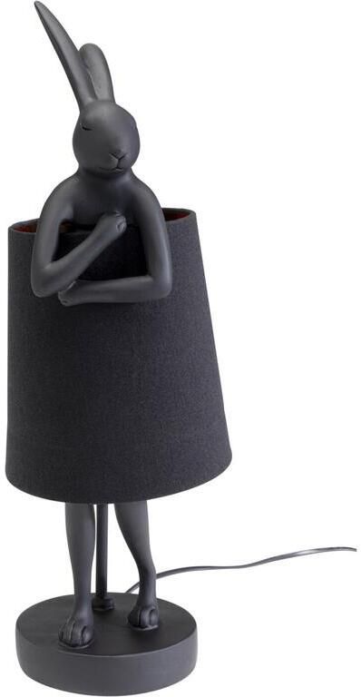 Kare Design Tafellamp Animal konijn 50cm zwart
