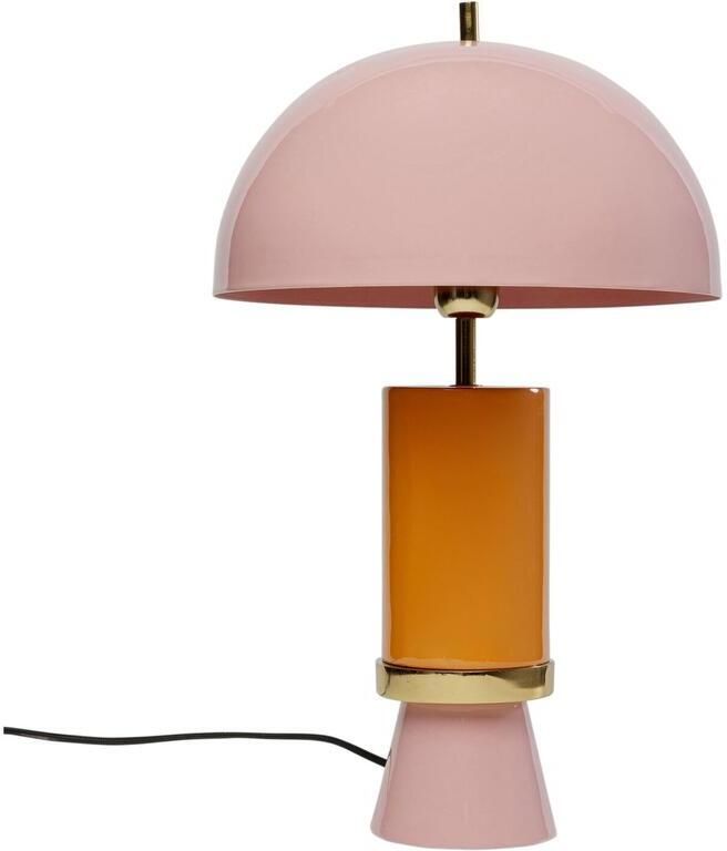 Kare Design Tafellamp Josy roze en oranje