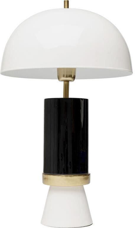 Kare Design Tafellamp Josy wit en zwart