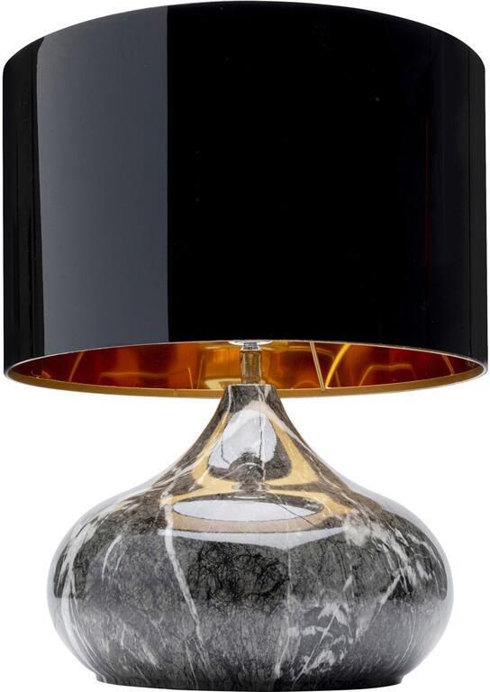Kare Design Tafellamp Mamo Deluxe grijs en zwart
