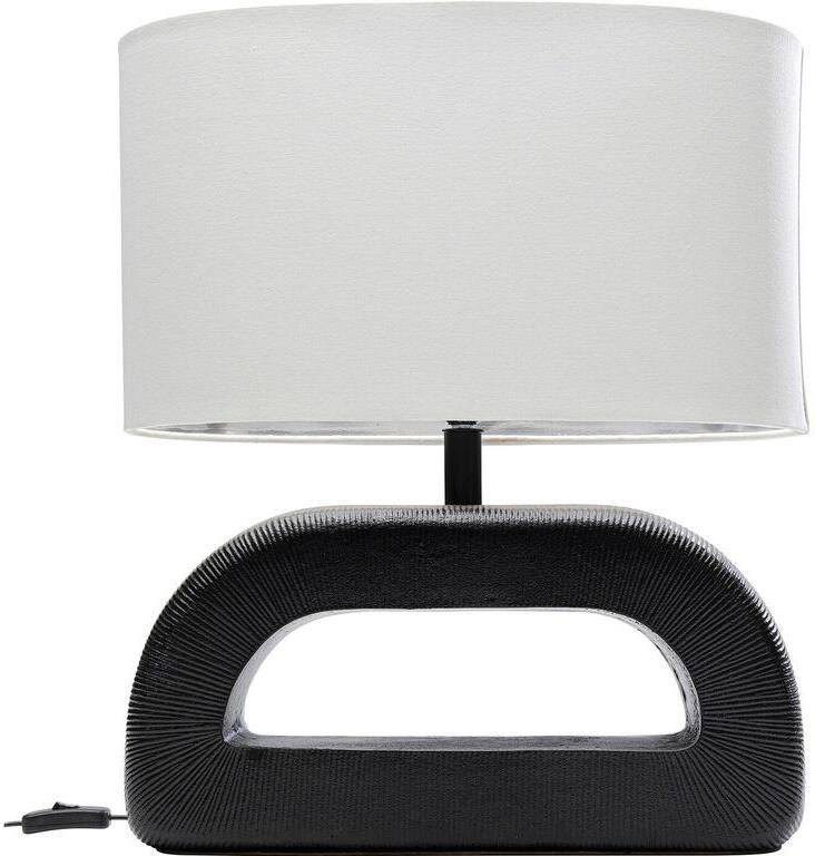 Kare Design Tafellamp Tube 52cm zwart en wit