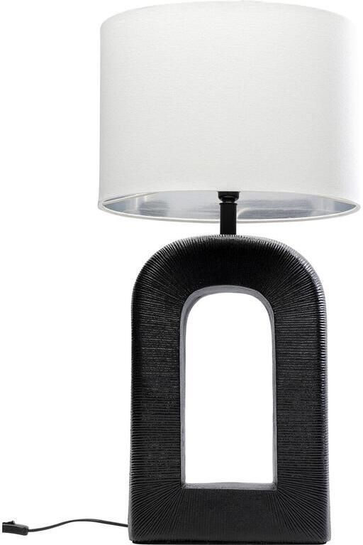 Kare Design Tafellamp Tube 79cm zwart en wit