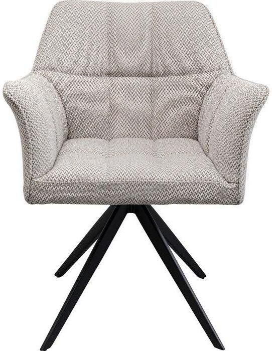 Kare Design Thinktank Draaibare Stoel Stof Grijs