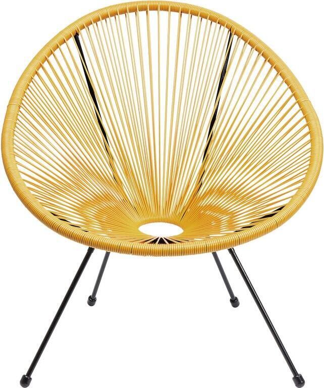 Kare Design Tuinfauteuil Acapulco geel