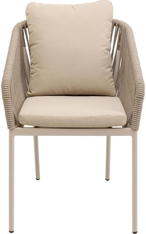 Kare Design Tuinstoel met armleuningen Cyprus beige