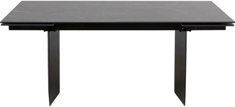 Kare Design Uitschuifbare eettafel Novel 180x90cm zwart