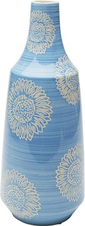 Kare Design Vaas Big Bloom blauw 47cm