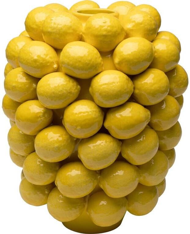 Kare Design Vaas citroenen geel 40cm