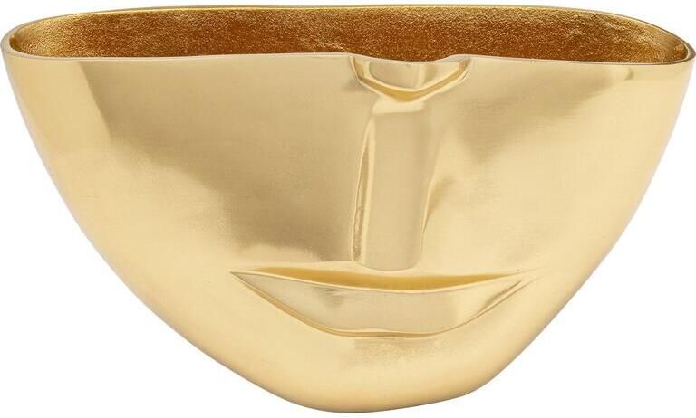 Kare Design Vaas half gezicht goud 38cm