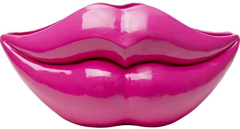 Kare Design Vaas lippen fuchsia