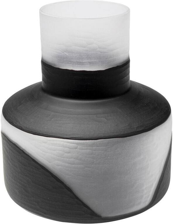 Kare Design Vaas Shadow 34cm zwart en wit