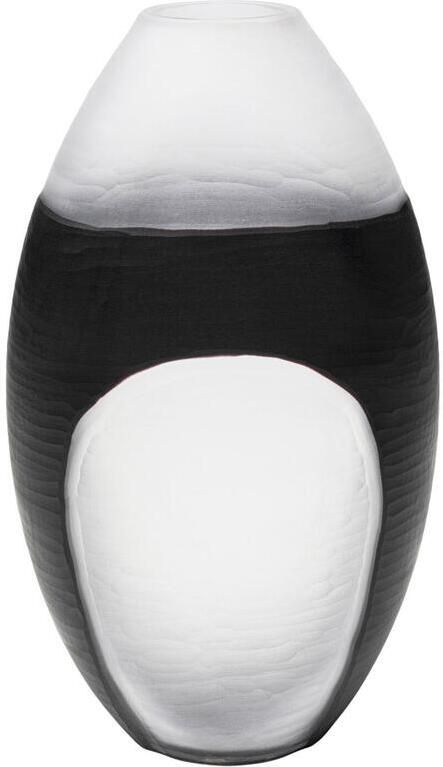 Kare Design Vaas Shadow zwart en wit 41cm
