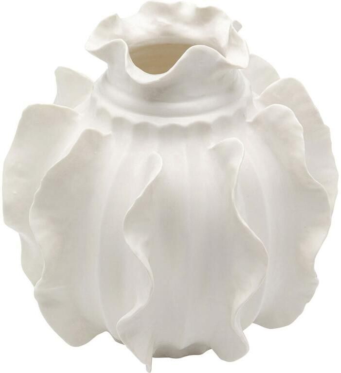 Kare Design Viento vaas wit 23cm