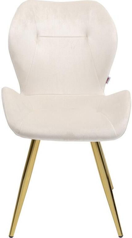Kare Design Viva stoel fluweel creme - Foto 2