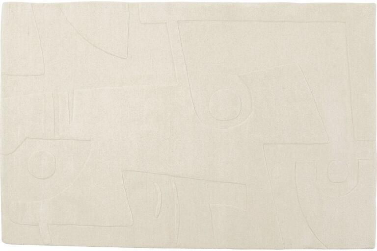 Kare Design Vloerkleed Conor creme 240x170cm