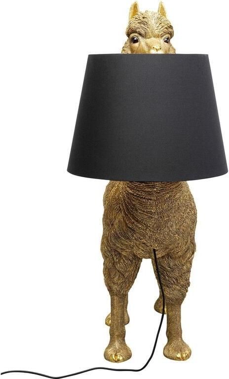 Kare Design Vloerlamp lama 108cm goud