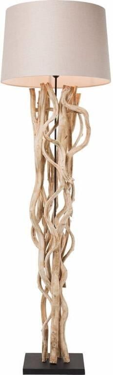 Kare Design Vloerlamp Scultra 1-Lichts Ø55 X H150 Cm Beige