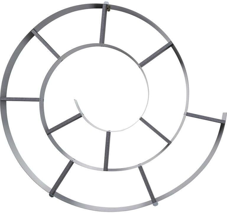 Kare Design Wandkast Snail cd-rek voor 150 cd's Zilver - Foto 2