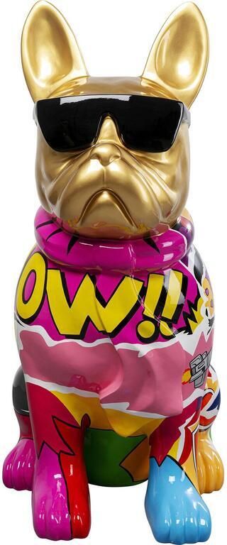 Kare Design Woonaccessoires goud bulldog graffiti zonnebril XL 152cm