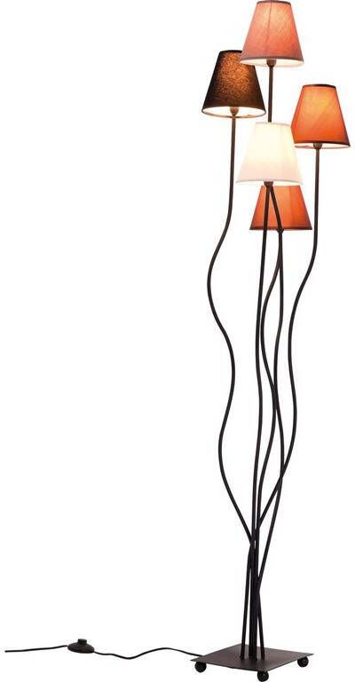 Kare Design Vloerlamp Flexible Mocca Cinque 5-Lichts H163 Cm Bruin