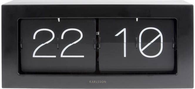 Karlsson Boxed Flip Tafelklok 37 x 17 5 cm